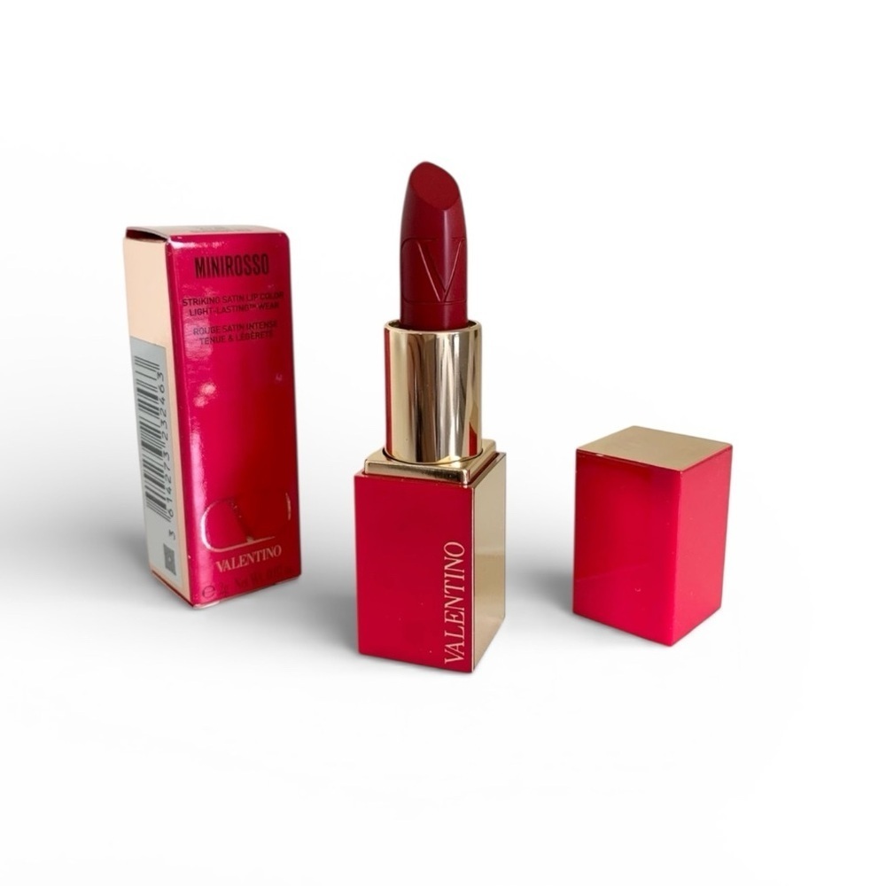 Valentino MiniRosso Satin Lipstick 217A Ethereal Red